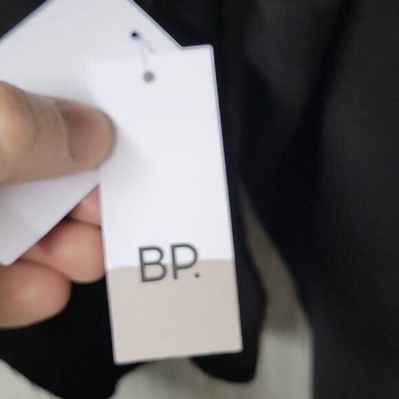 BP Black Jindo Cropped Sweater with Embroidered Dog Patch Womens Small NWT - Picture 7 of 13